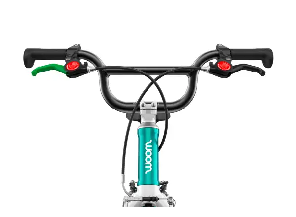 Woom GO 3 detský bicykel 16" Metallic Turquoise