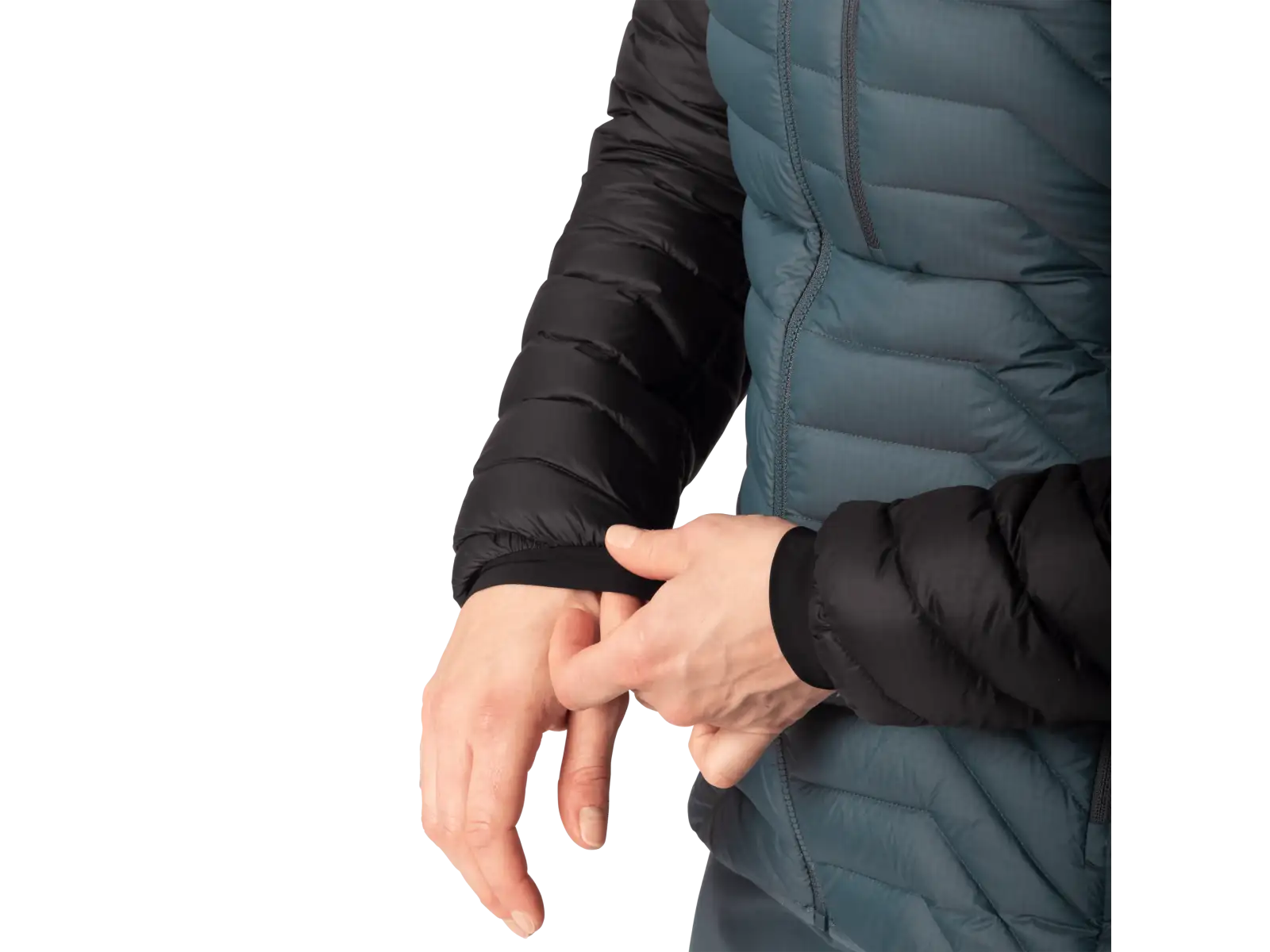 Dynafit Radical Down Hooded dámska Bunda Black Out/6550/0720