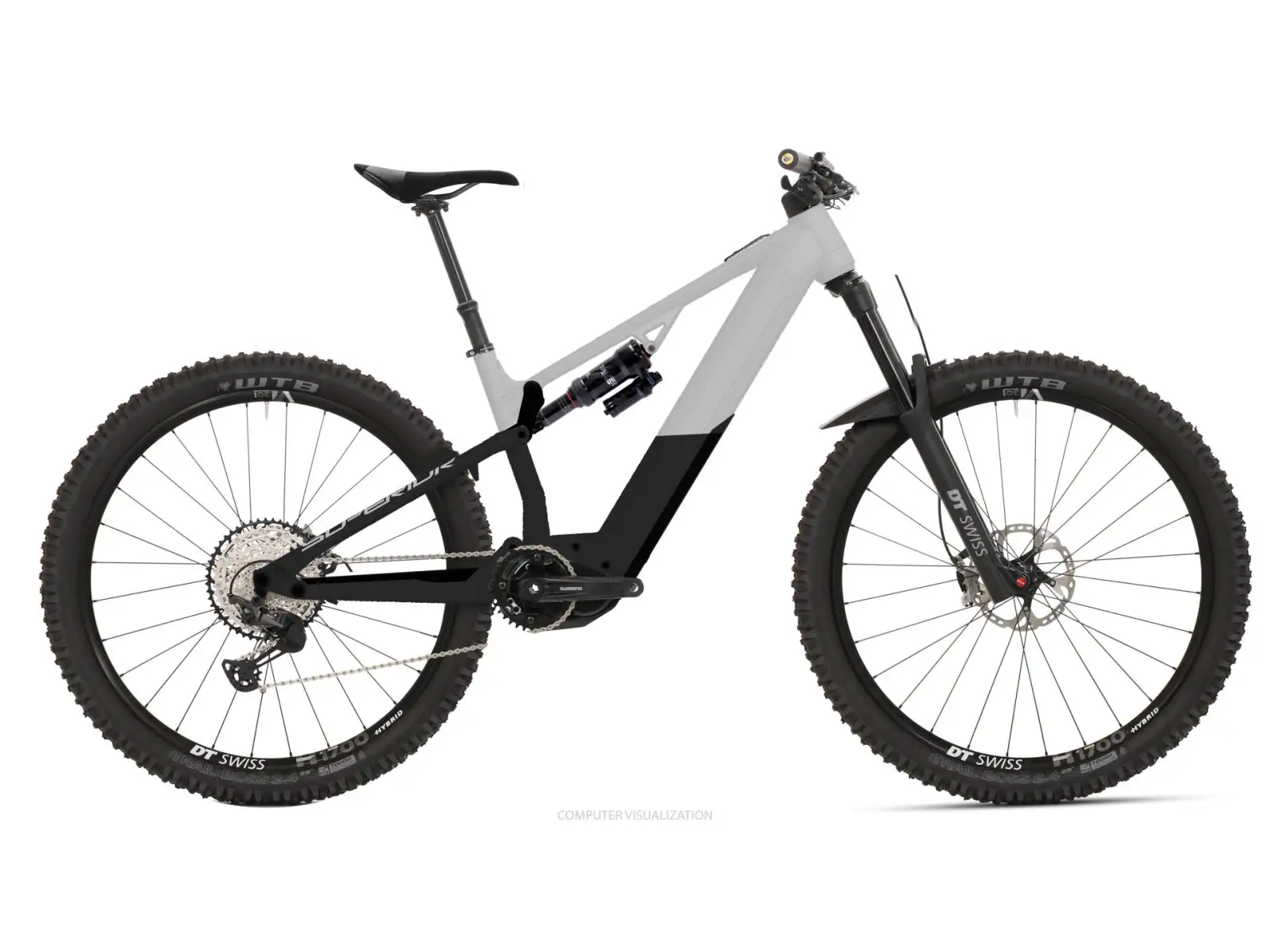 Celoodpružený elektrobicykel Superior eXF 8089 B Gloss Chrome/Matte Black