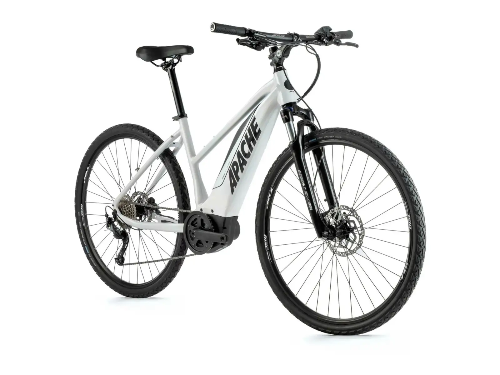 Apache Matta 3 Bosch dámsky krosový elektrobicykel biela