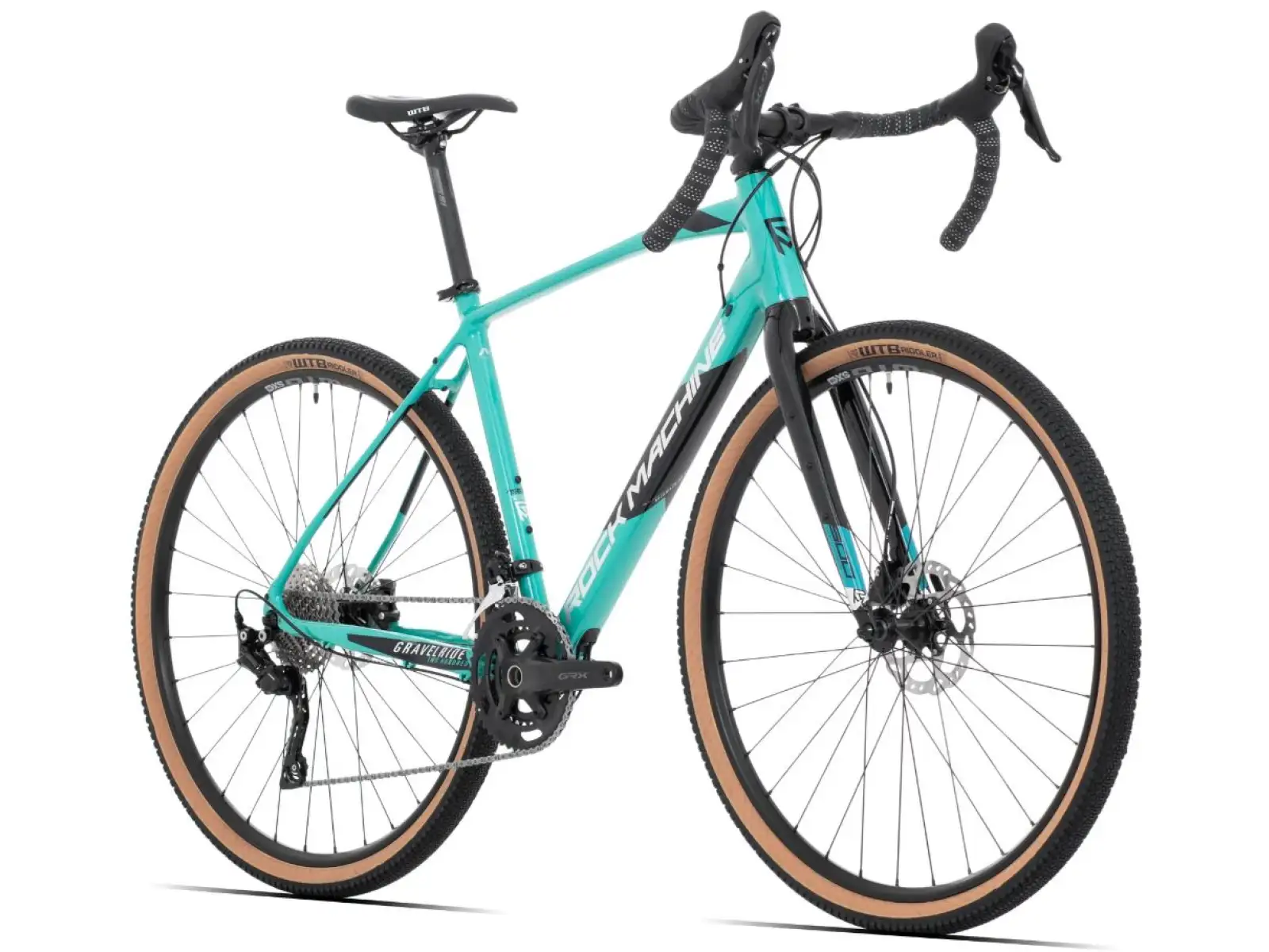 Rock Machine GravelRide 500 gloss light slate/black/silver gravel bicykel