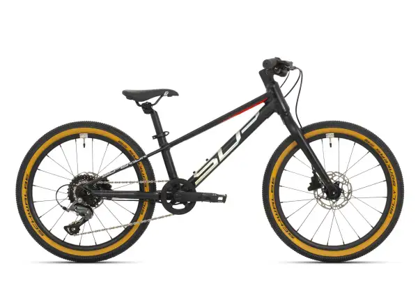 Superior Team 20 Matte Black/Hologram Chrome/Team Red Detský horský bicykel