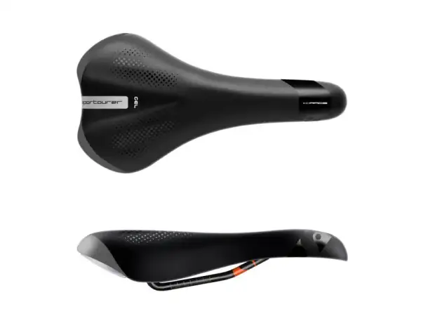 Sedlo Sportourer X-RACE Gel S1 čierne