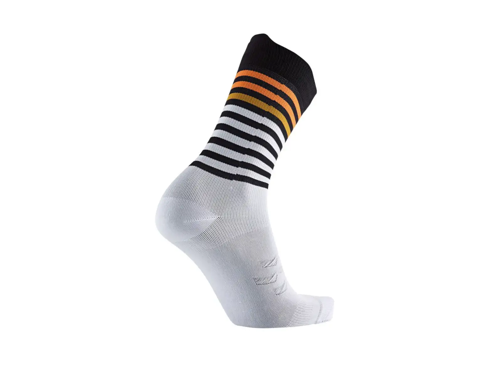 Sidas Run Anatomic Light Crew bežecké ponožky bielo-čierna
