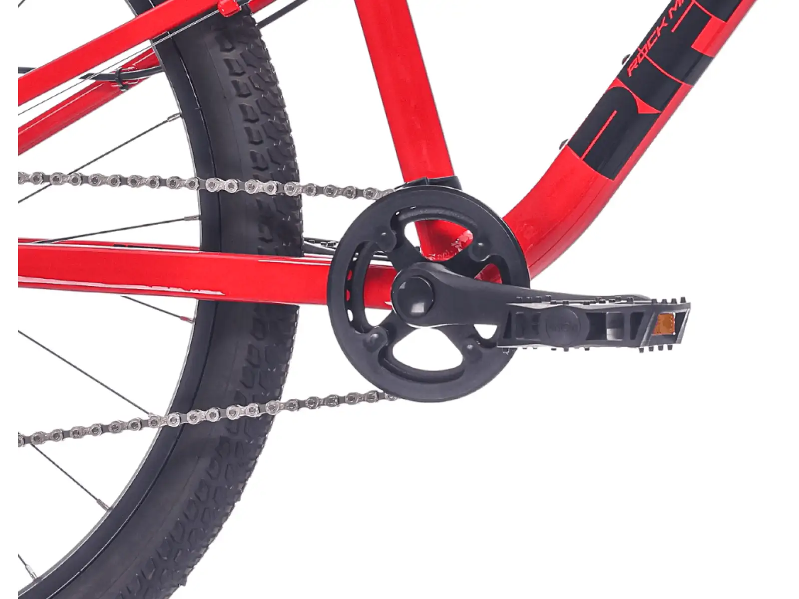 Rock Machine RIFF Tr 24 detský bicykel Gloss Fire Red