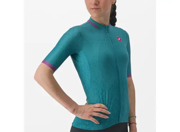 Castelli Pezzi dámsky dres krátky rukáv Quetzal Green