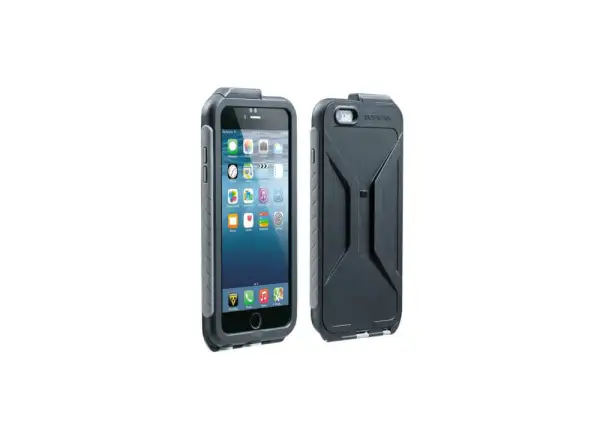 Puzdro Topeak Weatherproof Ridecase pre iPhone 6 Plus čierne/sivé