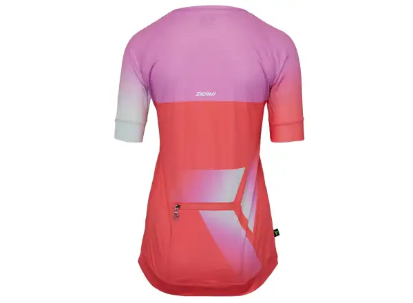 Silvini Stabina dámsky voľný dres krátky rukáv Blush/Coral