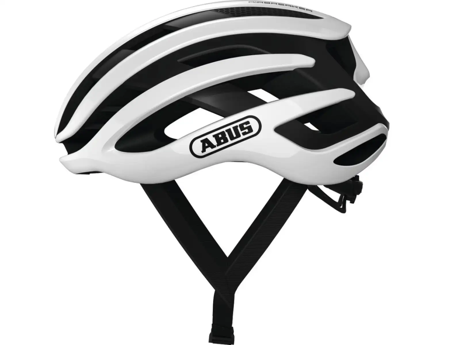 Abus AirBreaker cestná prilba Polar White Shiny