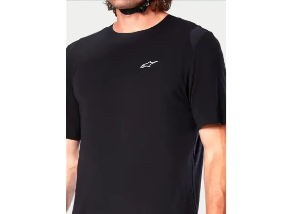Alpinestars A-Dura Dri Wool pánsky dres krátky rukáv Black