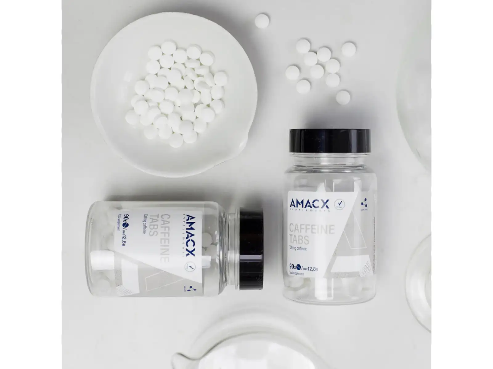 Amacx Caffeine tabs kofeínové tablety 90 tabliet