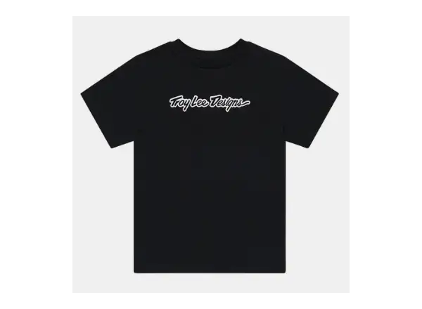 Troy Lee Designs Signature dámske tričko krátky rukáv Black