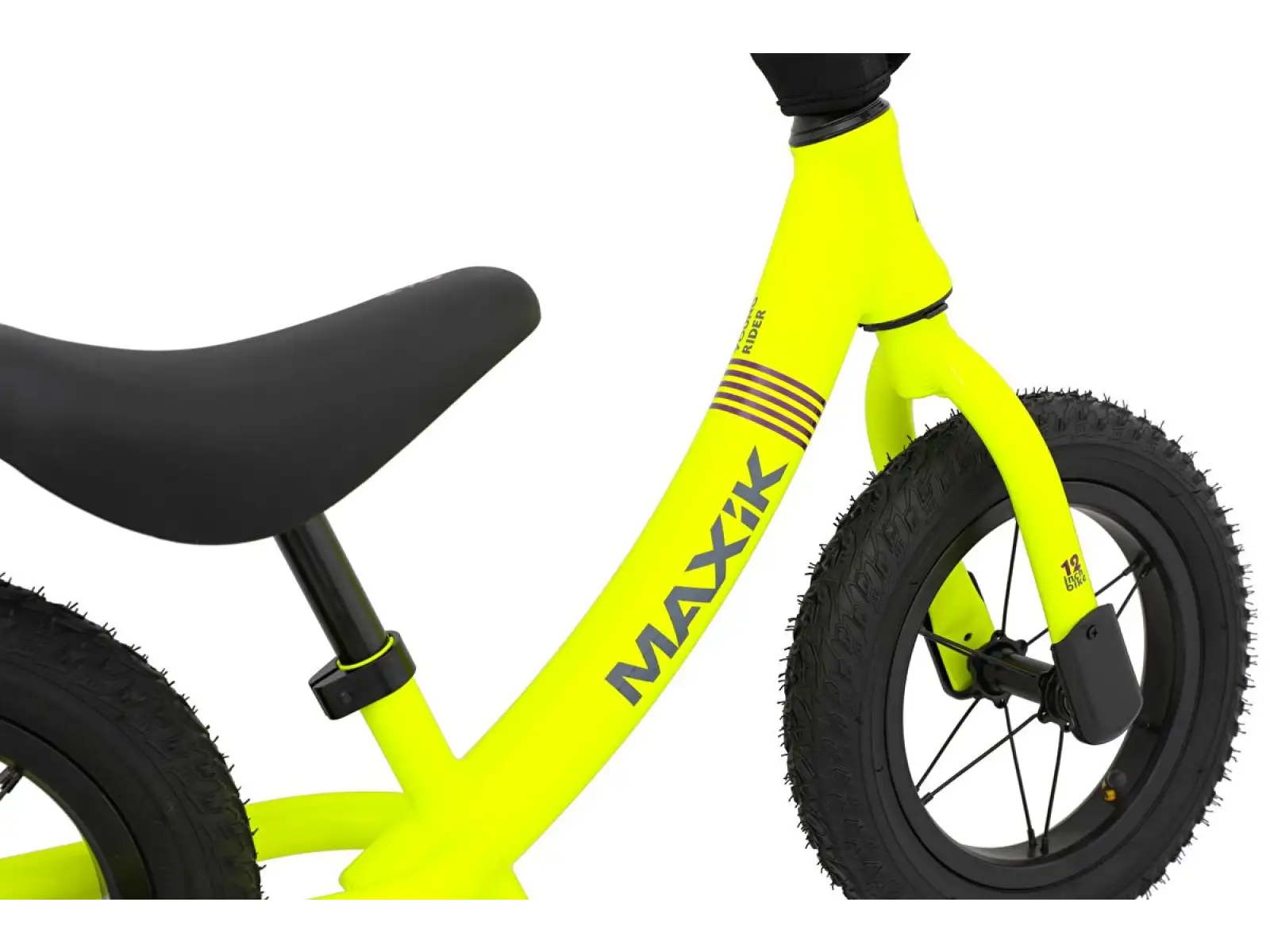odrážadlo MAXÍK Evo Lite fluo žltá/fialová
