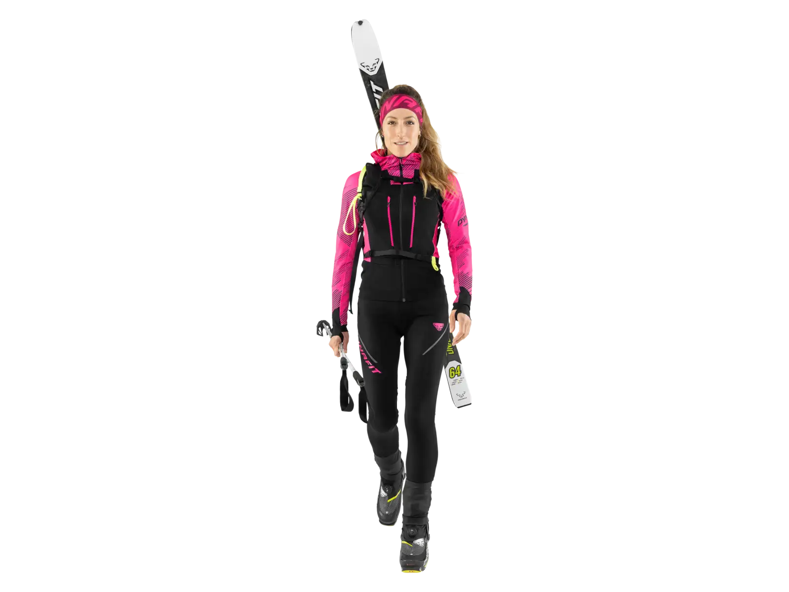 Dynafit Mezzalama Race dámska skialpová bunda pink glo
