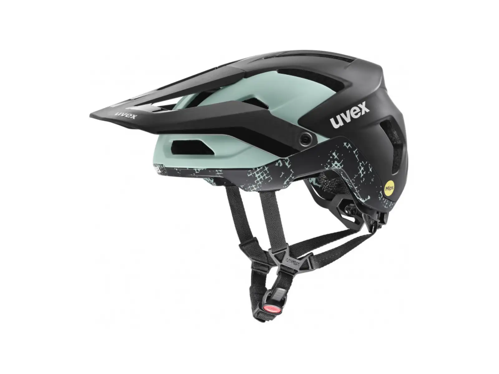 Uvex Renegade MIPS prilba Black/Jade Matt
