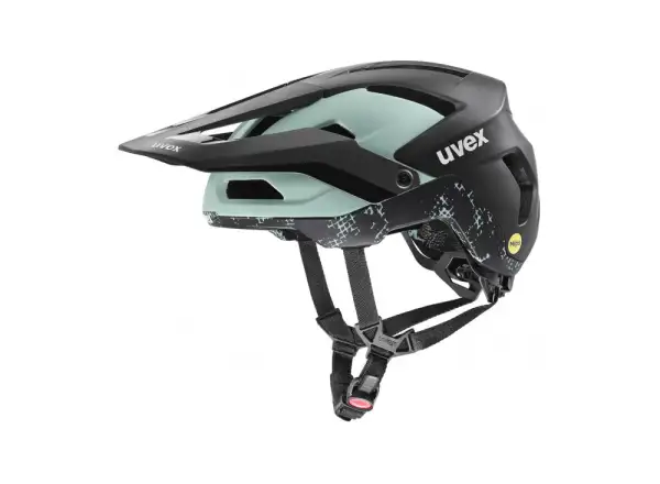 Uvex Renegade MIPS prilba Black/Jade Matt