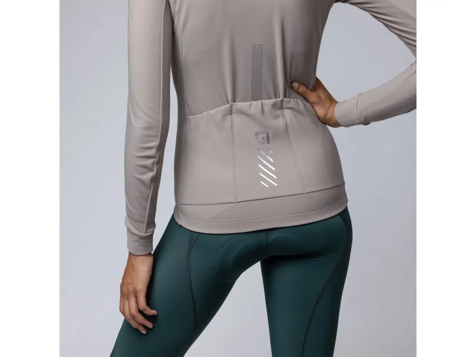 Alé Pragma Fondo 3.0 dámsky zateplený dres dlhý rukáv Rope Grey