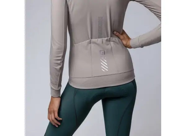 Alé Pragma Fondo 3.0 dámsky zateplený dres dlhý rukáv Rope Grey