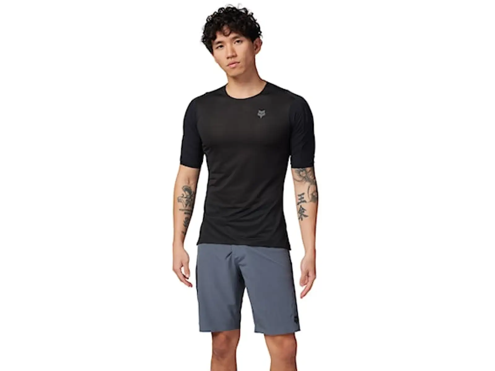 Fox Ascent pánsky dres krátky rukáv Black
