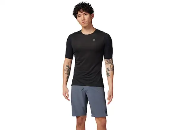 Fox Ascent pánsky dres krátky rukáv Black