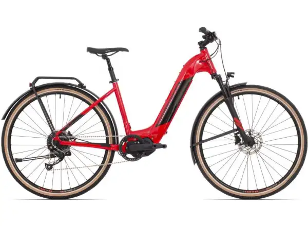 Rock Machine Crossride INT e400 Touring elektrobicykel Gloss Red / Black