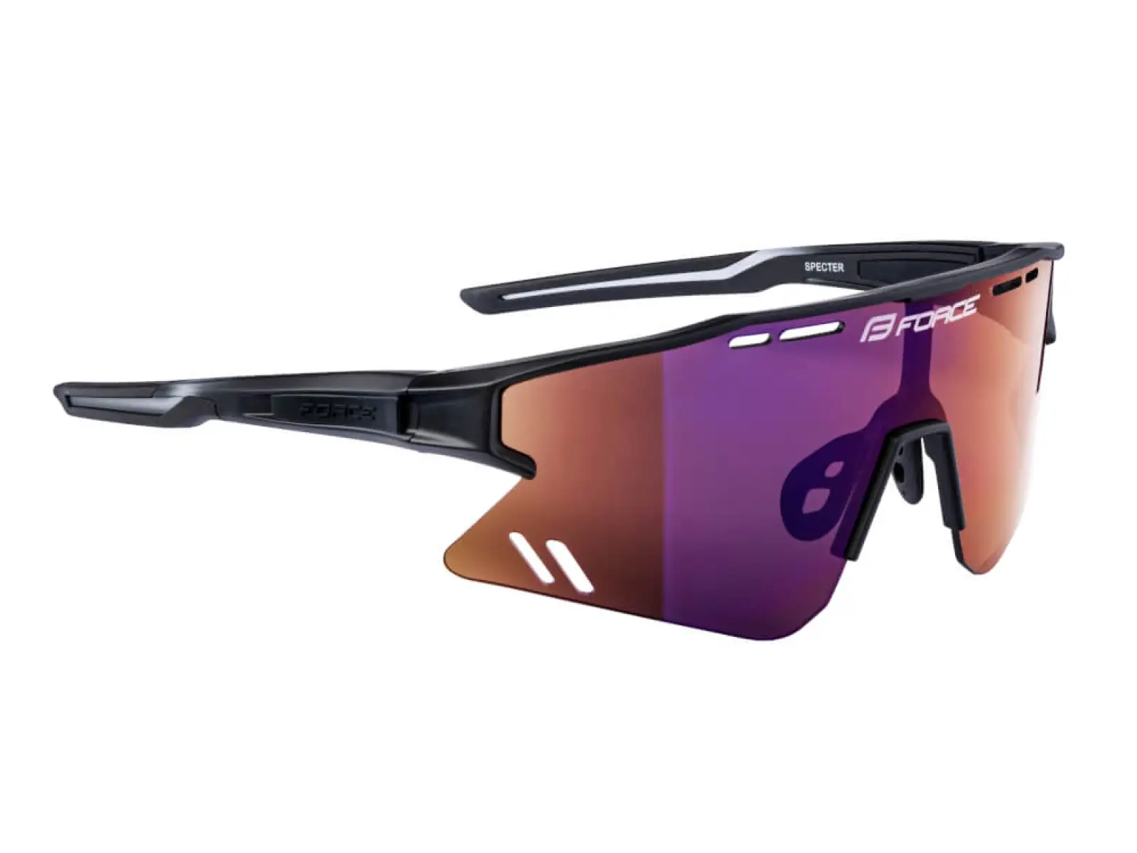 Force Specter cyklistické okuliare čierne/fialové