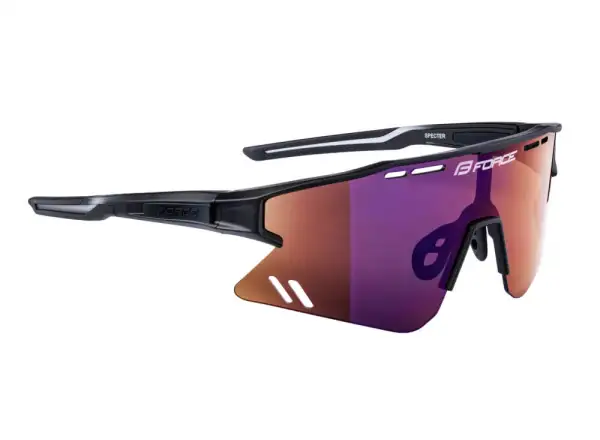 Force Specter cyklistické okuliare čierne/fialové