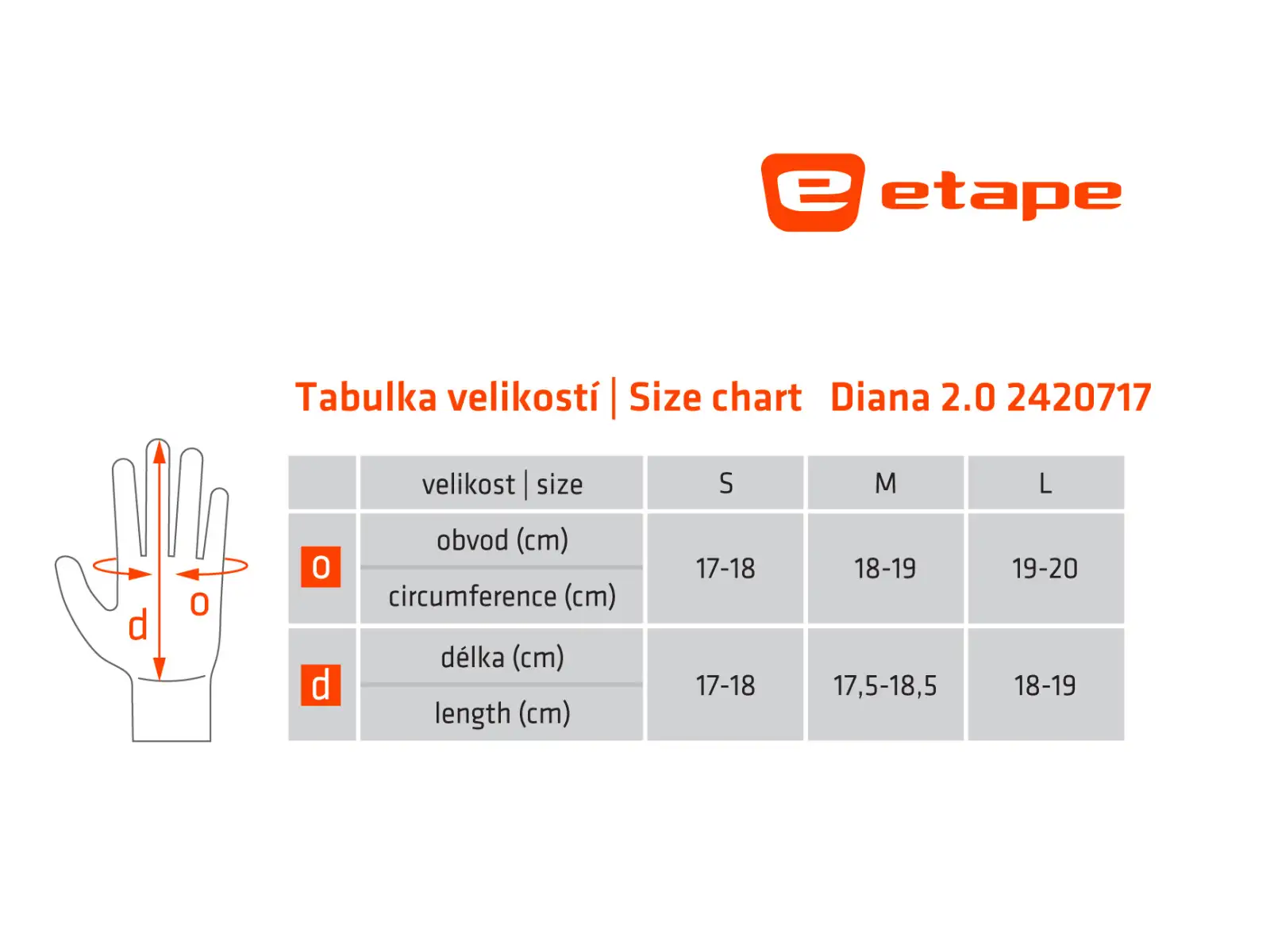 Etape Diana 2.0 dámske rukavice čierna/duhová