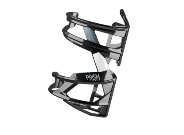 Elite Prism Left košík na fľašu bočný ľavý lesklá čierna/biela