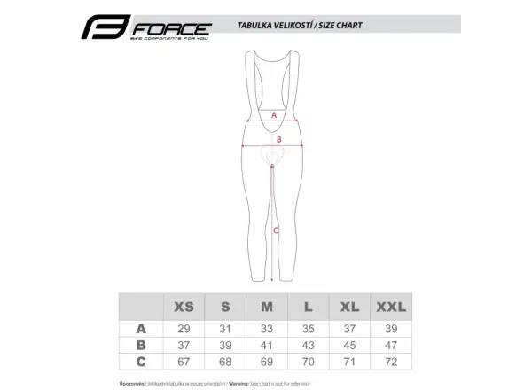 Force Reflex Line Lady dámske nohavice s vložkou čierna