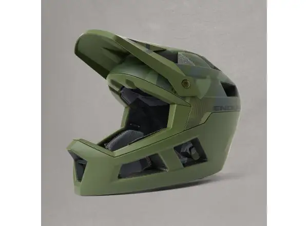 Endura SingleTrack detská prilba Olive Green