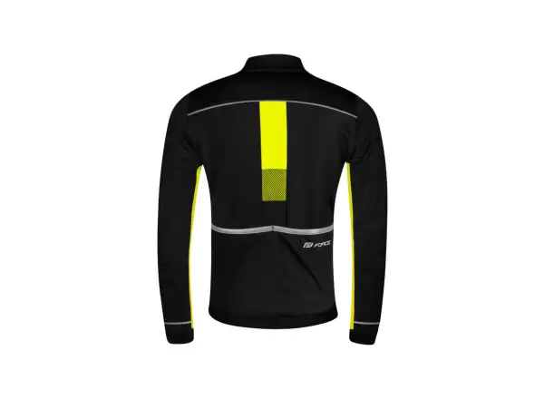 Detská bunda Force Frost Black/Fluo Yellow
