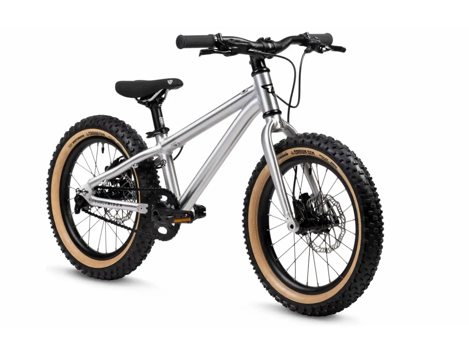 Early Rider Hellion 16 detský bicykel Brushed Aluminium
