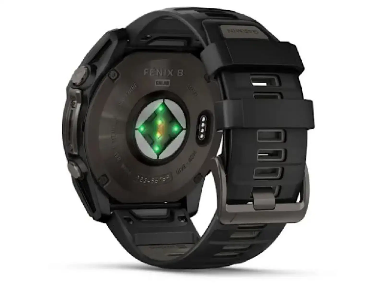 Garmin fenix 8 - 51 mm Solar Sapphire inteligentné hodinky Carbon DLC Titanium Black/Pebble Gray