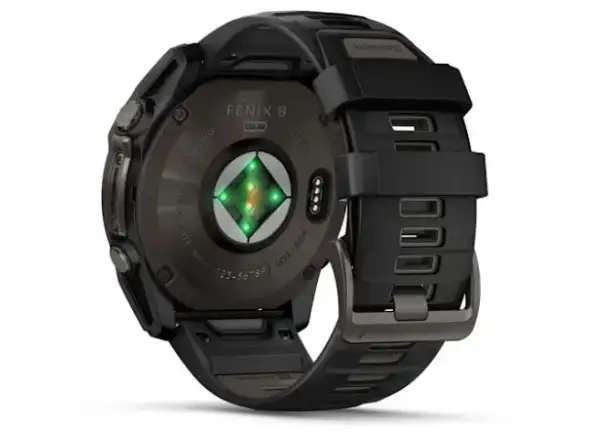 Garmin fenix 8 - 51 mm Solar Sapphire inteligentné hodinky Carbon DLC Titanium Black/Pebble Gray