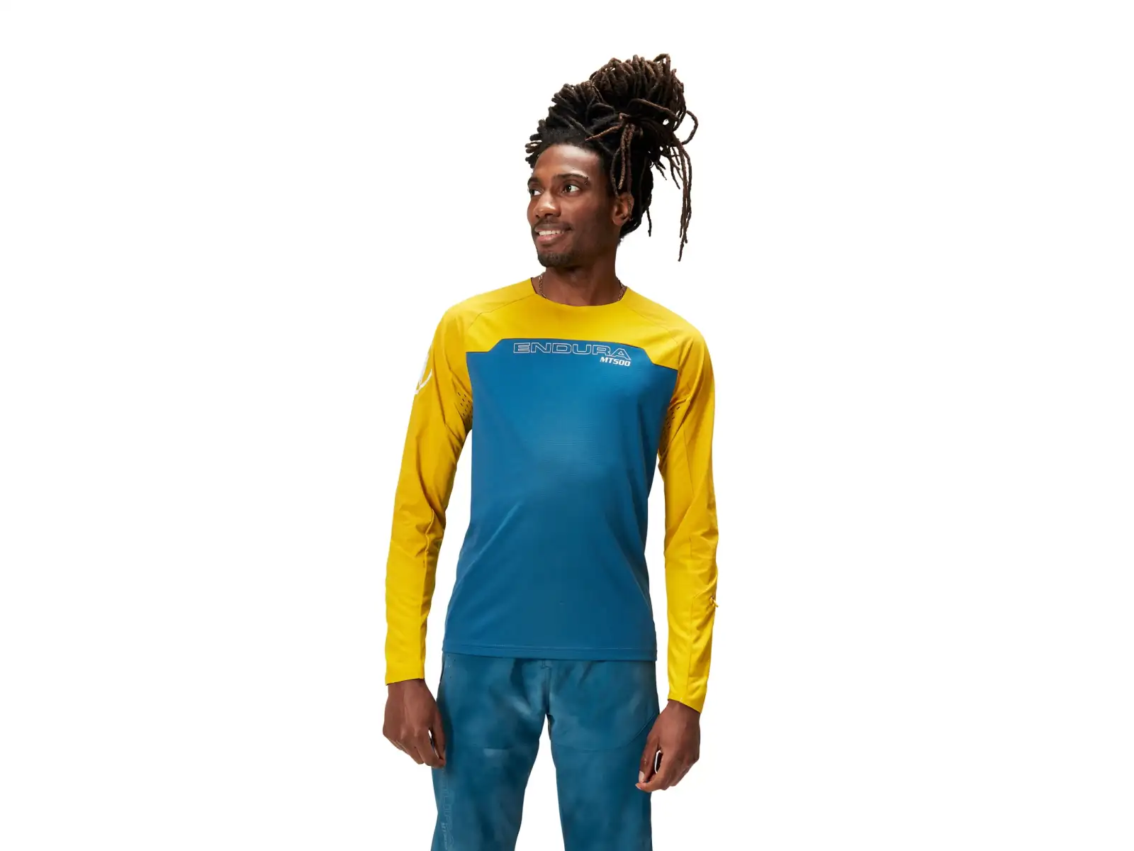 Endura MT500 Burner pánsky dres s dlhým rukávom Blue Steel