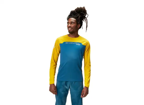 Endura MT500 Burner pánsky dres s dlhým rukávom Blue Steel