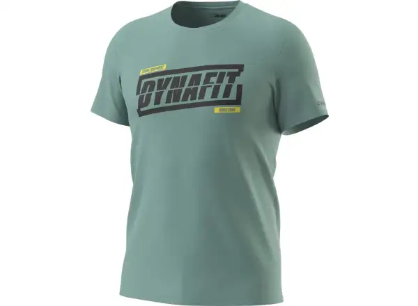 Dynafit Graphic Cotton pánske tričko s krátkym rukávom Atlantic/Tabloid