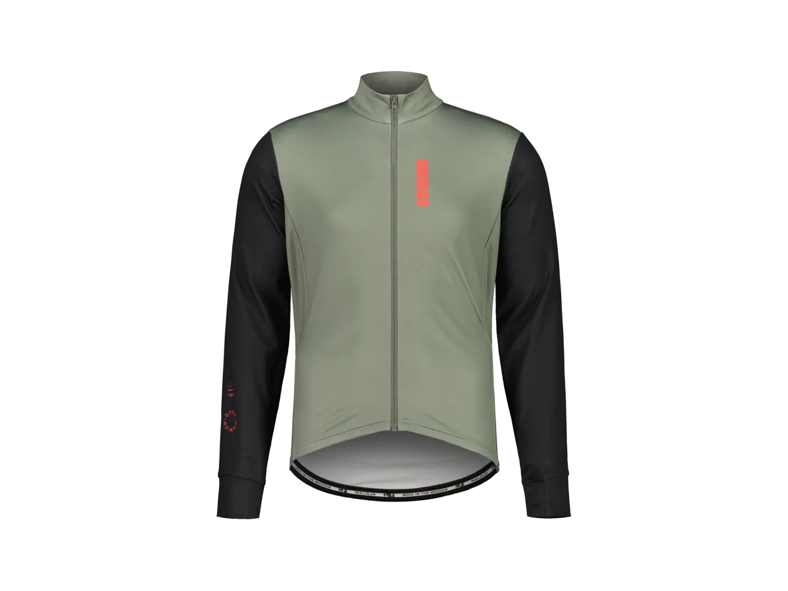 Maloja GrumesM. 1/1 pánska cyklistická bunda Frosty Green
