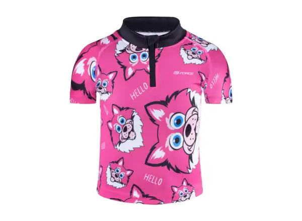 Force Wolfie Kid detský dres ružová