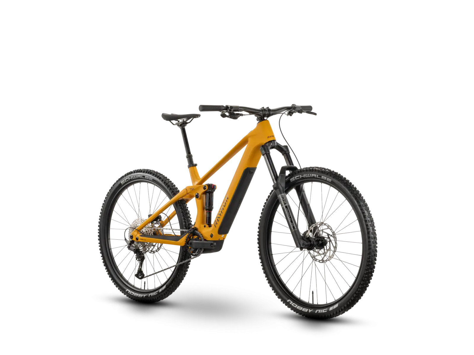Raymon Airok Comp celoodpružený elektrobicykel Kurkuma/Brown
