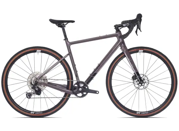 Rock Machine Lukk Cr 70 gravel bicykel Gloss Purple Garnet