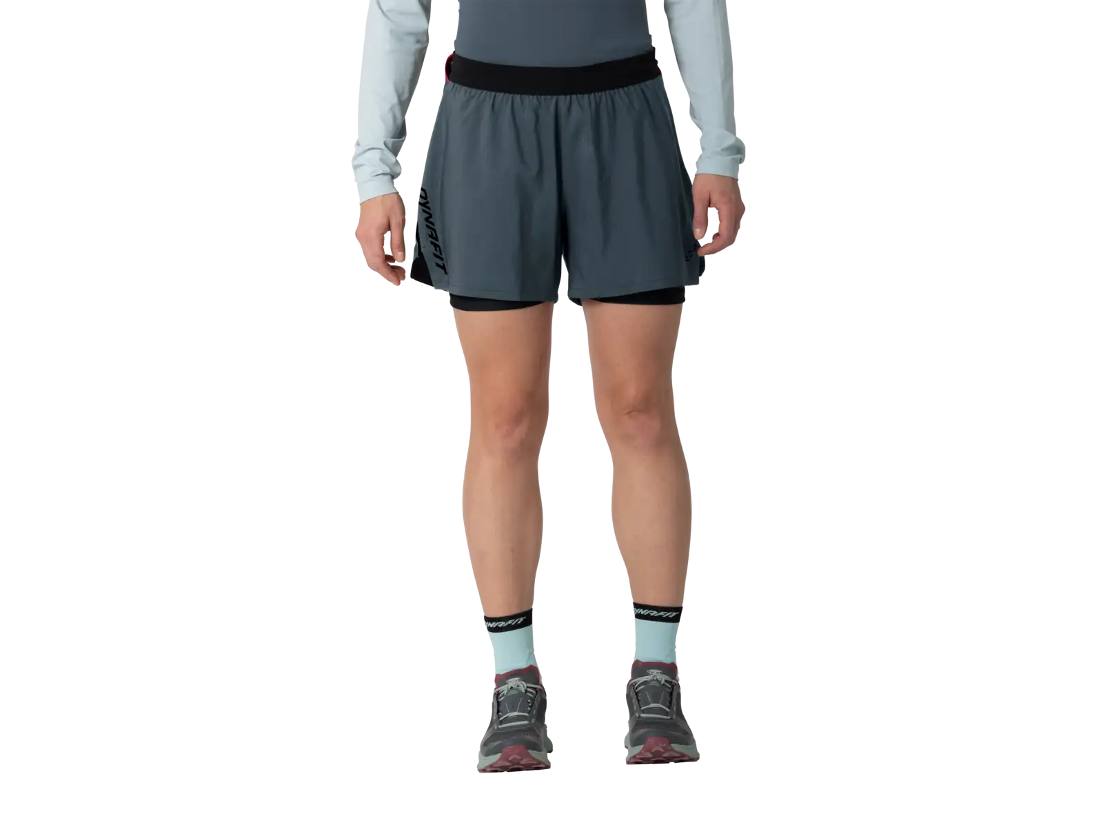 Dynafit Alpine Pro 2v1 dámske bežecké kraťasy Cinder