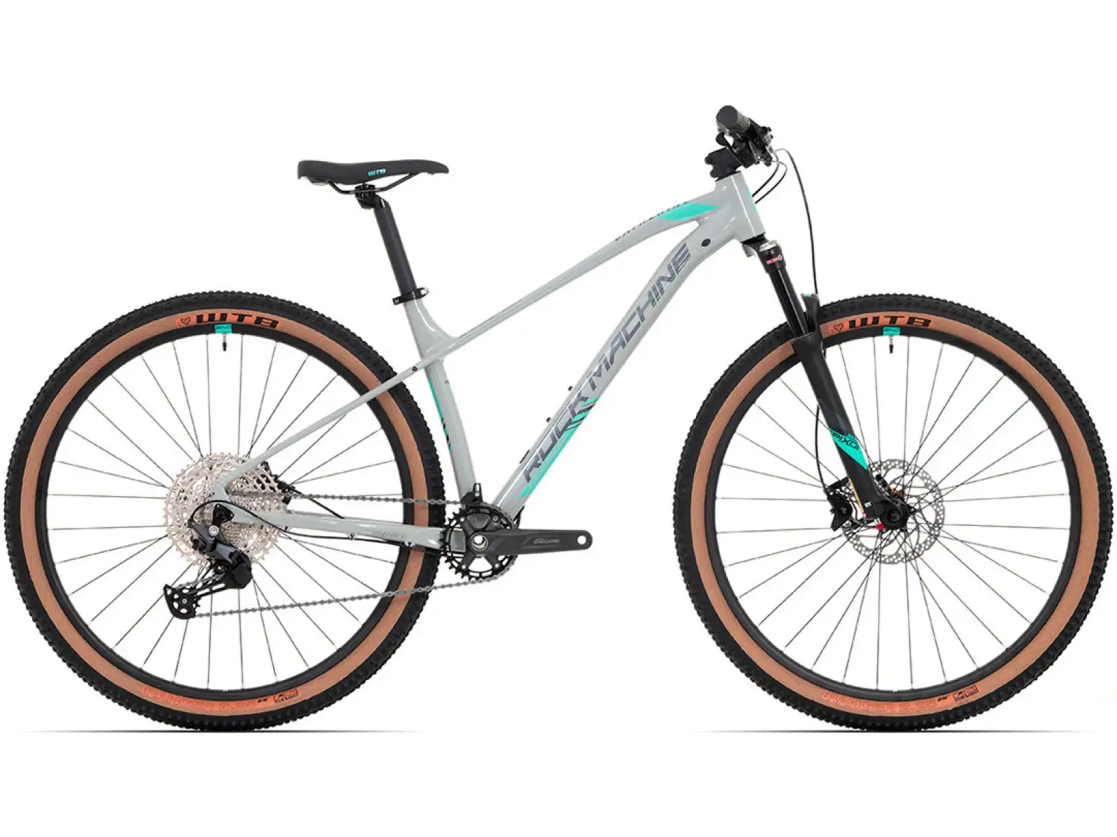 Rock Machine Catherine 60-29 gloss grey/mint green/dark grey horský bicykel