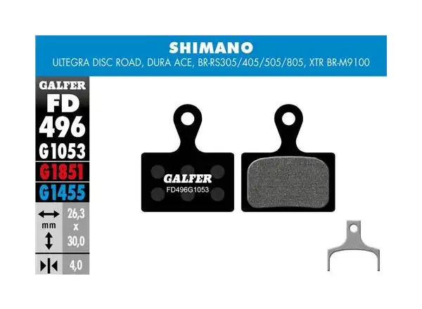 Galfer FD496 Standard G1053 brzdové doštičky pre Shimano