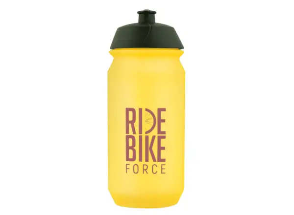 Force Ride Bike cyklistická fľaša 500 ml žltá/bronzová