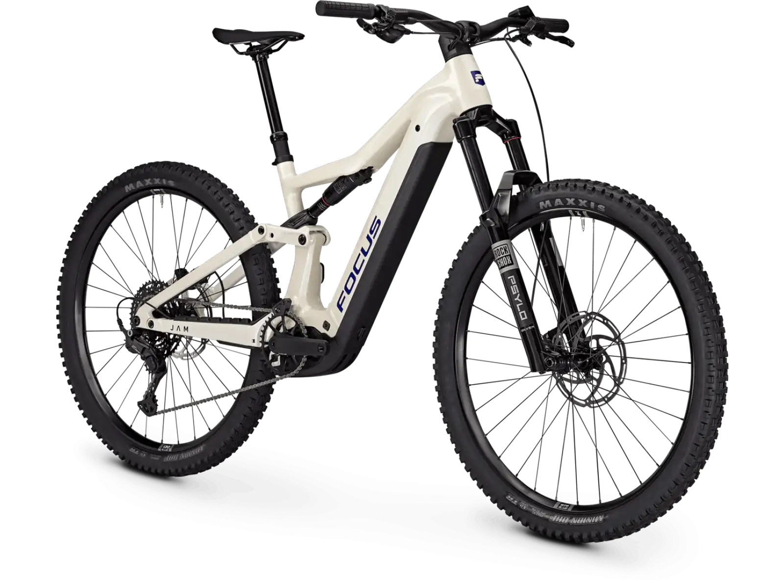 Focus JAM 7 800Wh celoodpružený elektrobicykel Champagne / Shellwhite