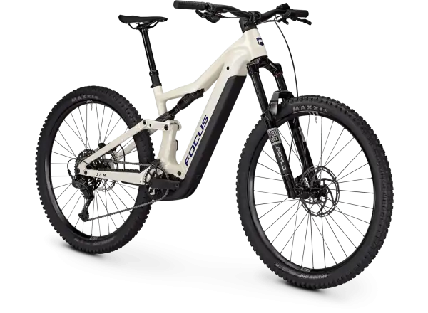 Focus JAM 7 800Wh celoodpružený elektrobicykel Champagne / Shellwhite