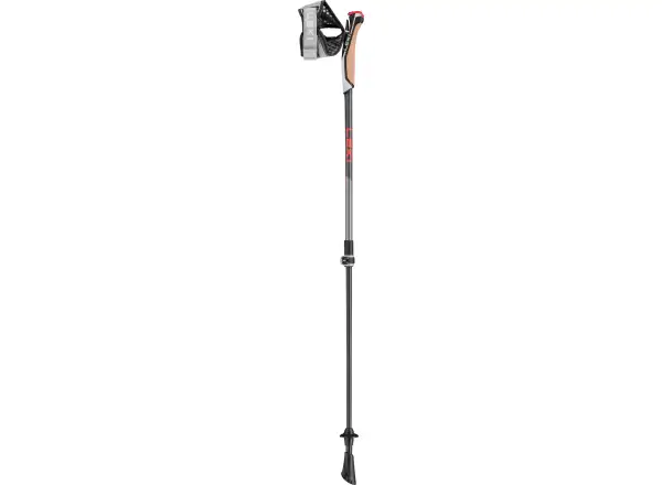 Leki Instructor Lite trekingové palice Dark anthracite/Gray/Red vel.100-125 cm
