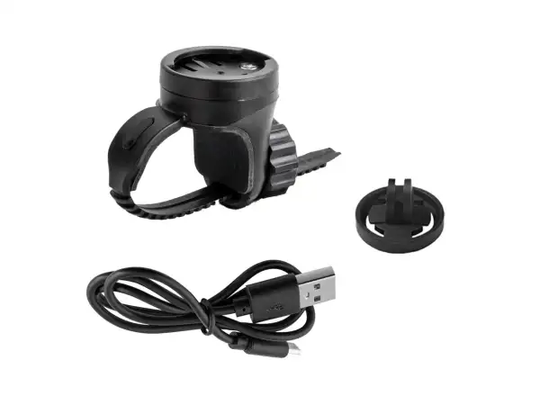 Force Glint 2500 LM USB predné svetlo s powerbankou čierna
